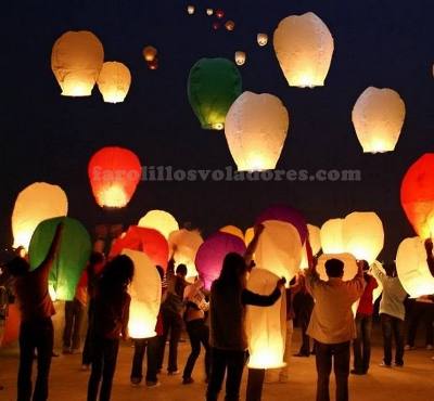 farolillos voladores