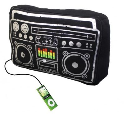 altavoz ipod retro cojin altavoz ipod