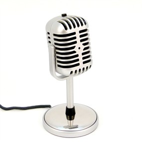 micrófono vintage para ordenador gadget retro